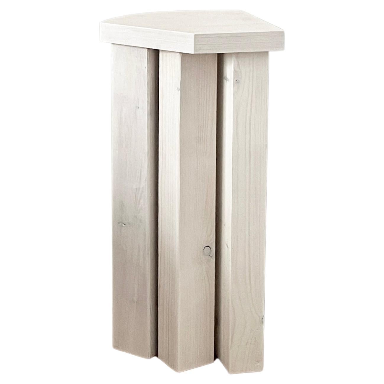 Form Entryway White Wood Table by Goons For Sale