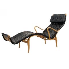 Leather Lounge Chair by Bruno Mathsson