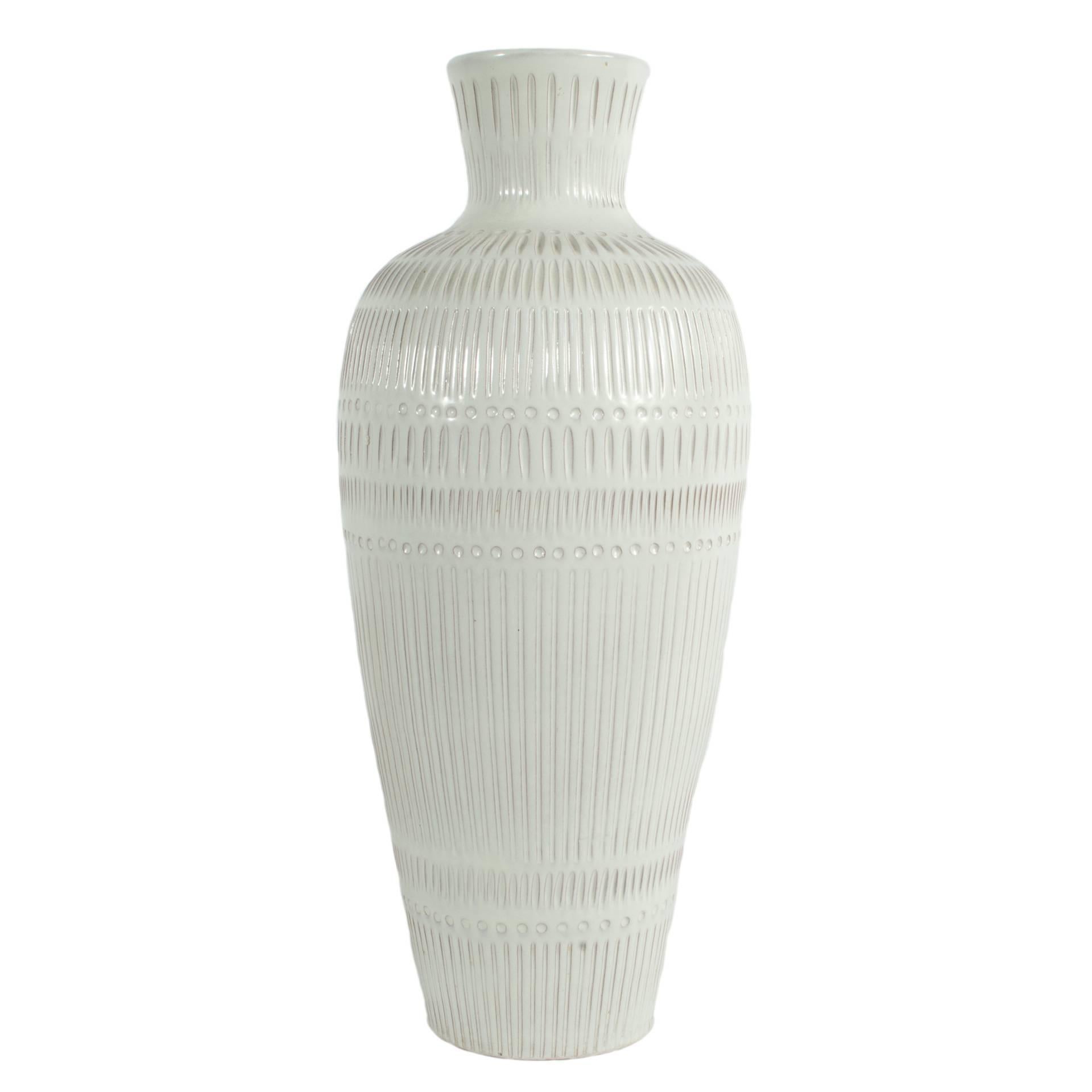 Ceramic Floor Vase by Anna Lisa Thomson For Sale