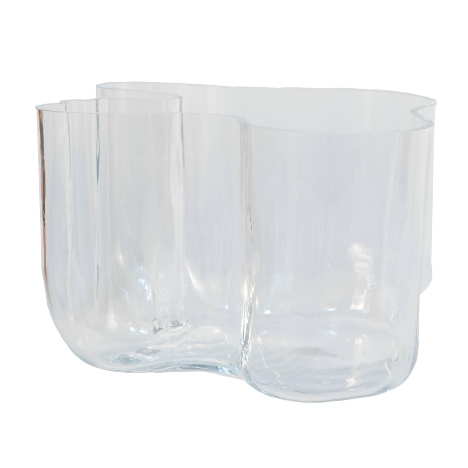 Mid-Century Modern Glass Vase by Alvar Aalto