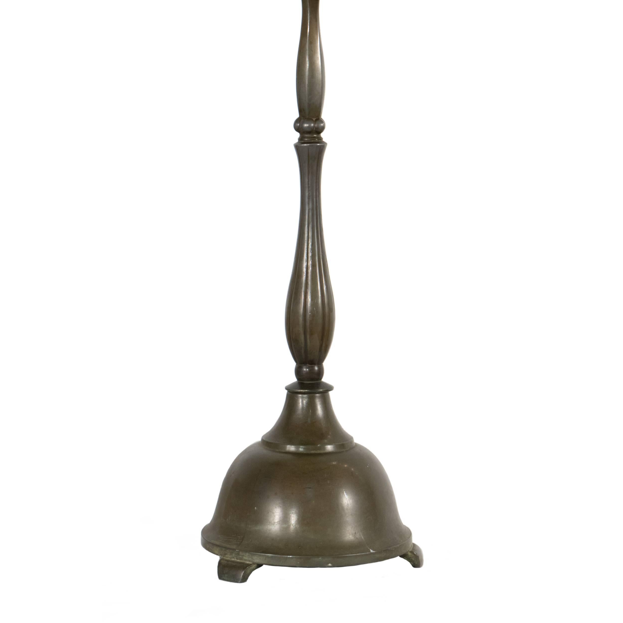 Table lamp in bronze by Just Andersen.
