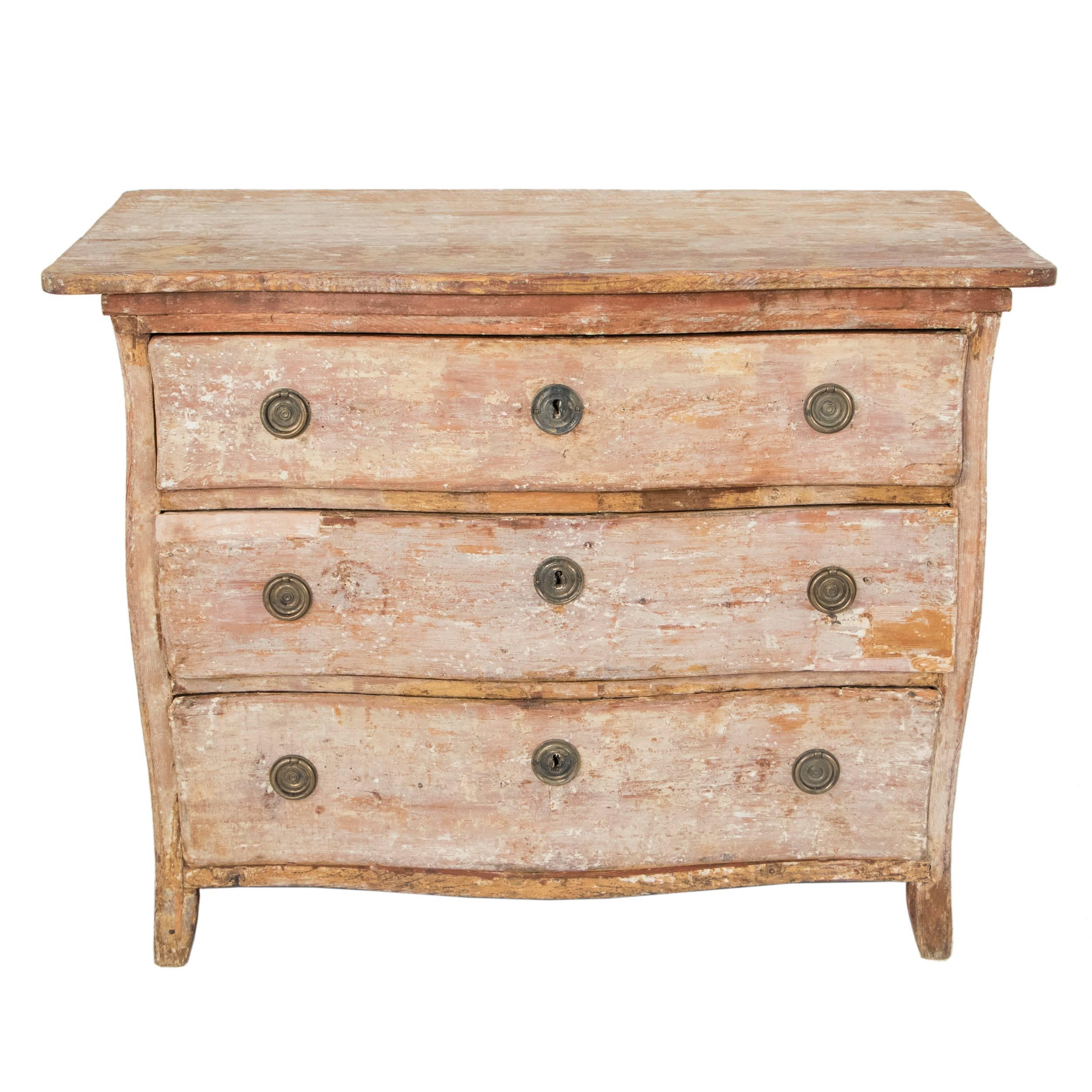 Swedish Baroque Chest of Drawers For Sale