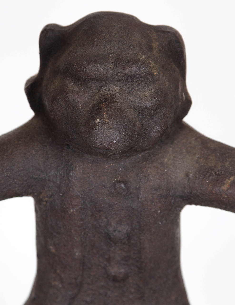 Unknown Iron Redcoat Monkey Candleholder, Late 18th or Early 19th Century
