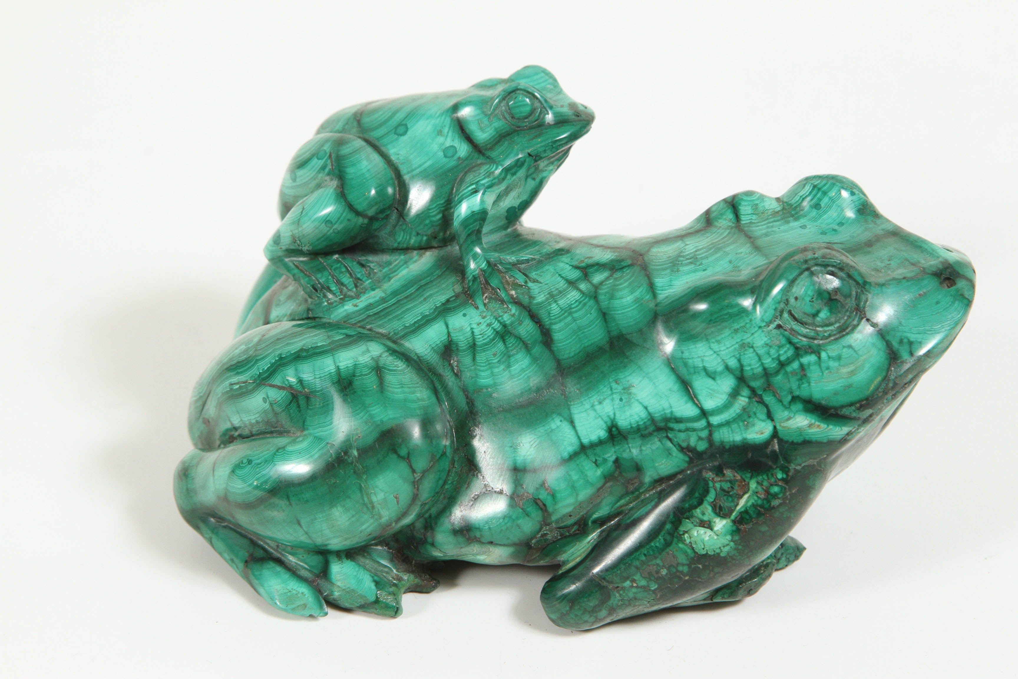 Malachite Frogs In Good Condition In Los Angeles, CA