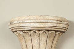 Pair of Early 19th Century Hand Carved and Hand Painted Corbels