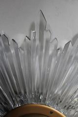 Original Baccarat-Kristall-Sonnenuhr aus dem Jahr 1948