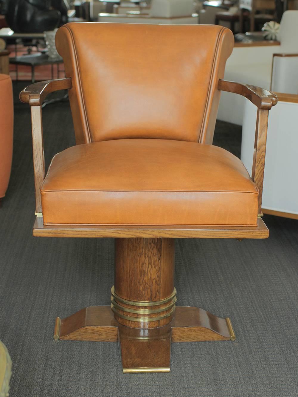 art deco desk chair