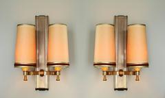 Maxime Old, Pair of Sconces, 1946