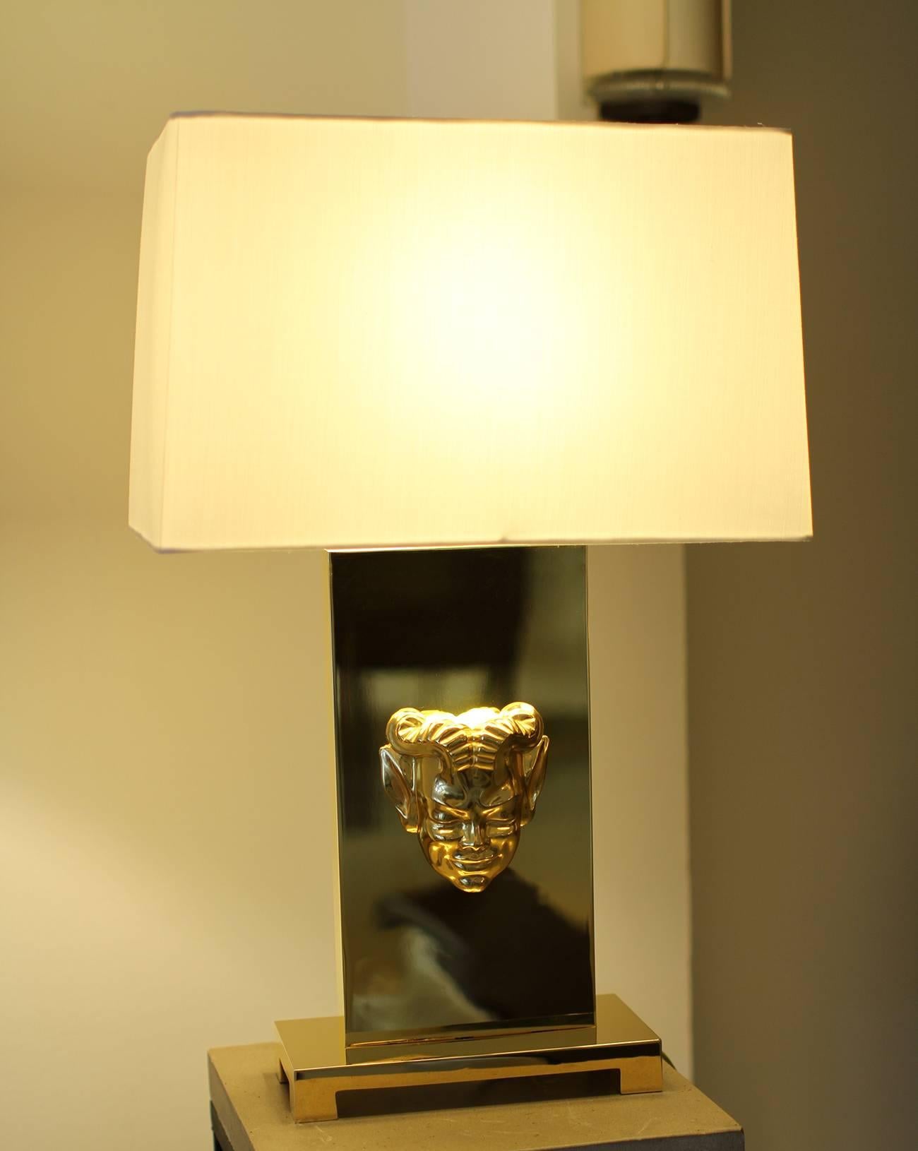 American Philip Neri Pair of Gilt Bronze Table Lamps  For Sale