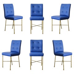 Garouste & Bonetti Chairs, raro set di 6 sedie forgiate dal ferraio di Diego Giacometti