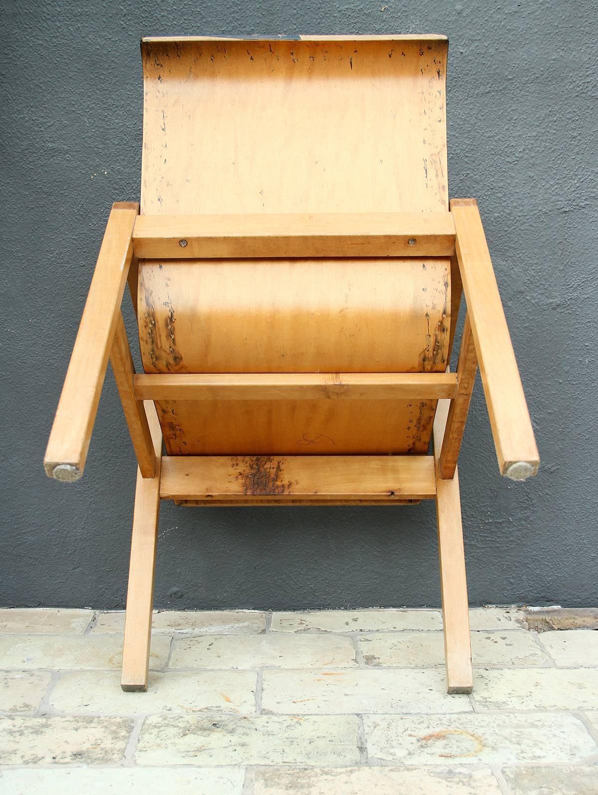 Mid-20th Century Original Hallway Chair by Alvar Aalto, 1932