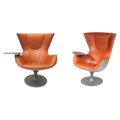 Philippe Starck, Pair of Egg Armchairs from Eurostar Paris-London