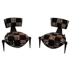 André DUBREUIL : Paire de chaises Trevise - Fauteuils contemporains.