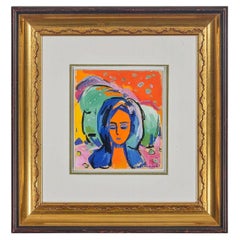 Minas Avetisyan (1928-1975) – Portrait, 1961 – Gouache sur papier épais