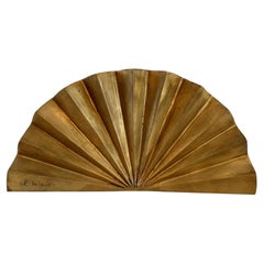 Claude LALANNE – Grand Éventail in Bronze - One of only four known prototypes.