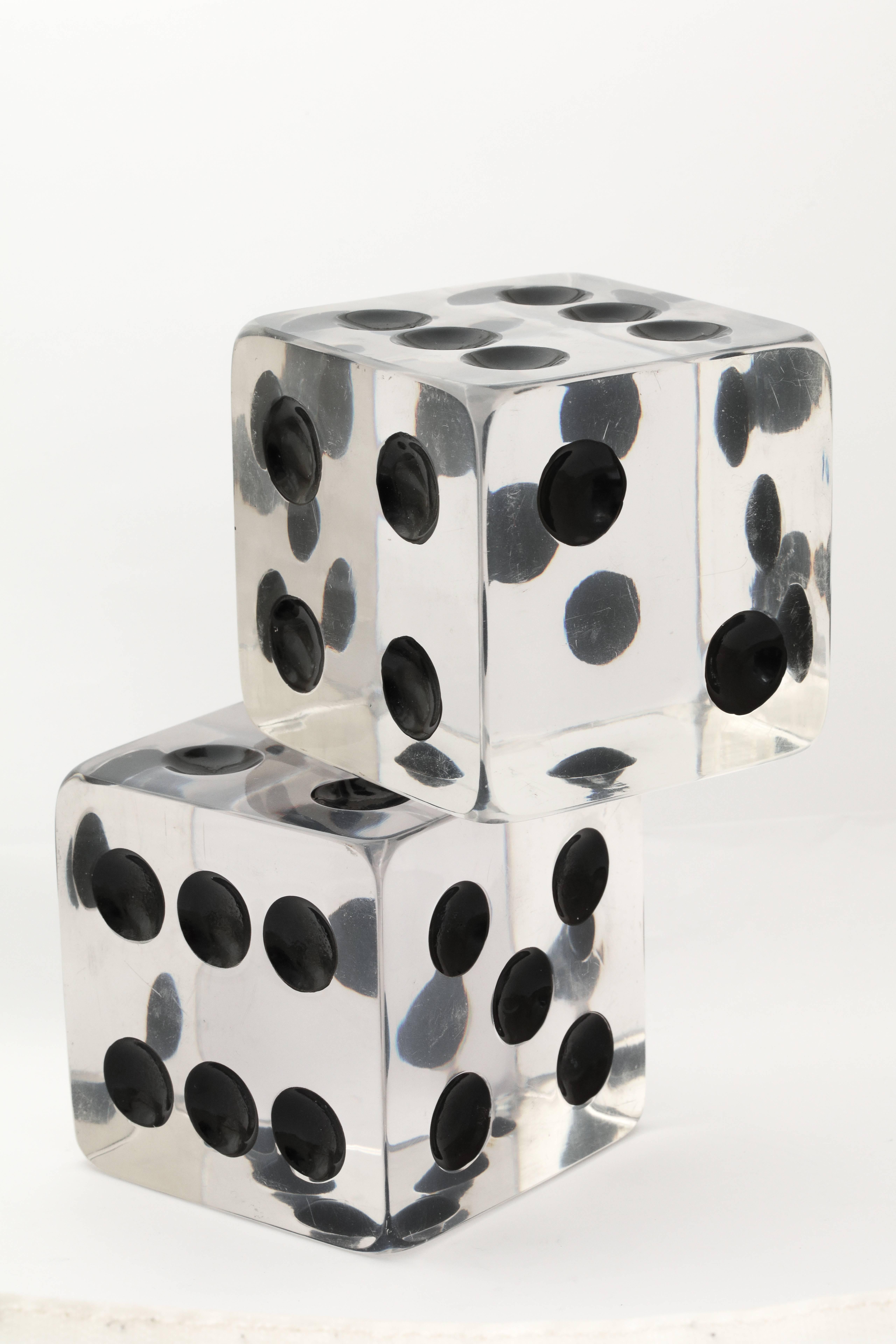 large decorative dice