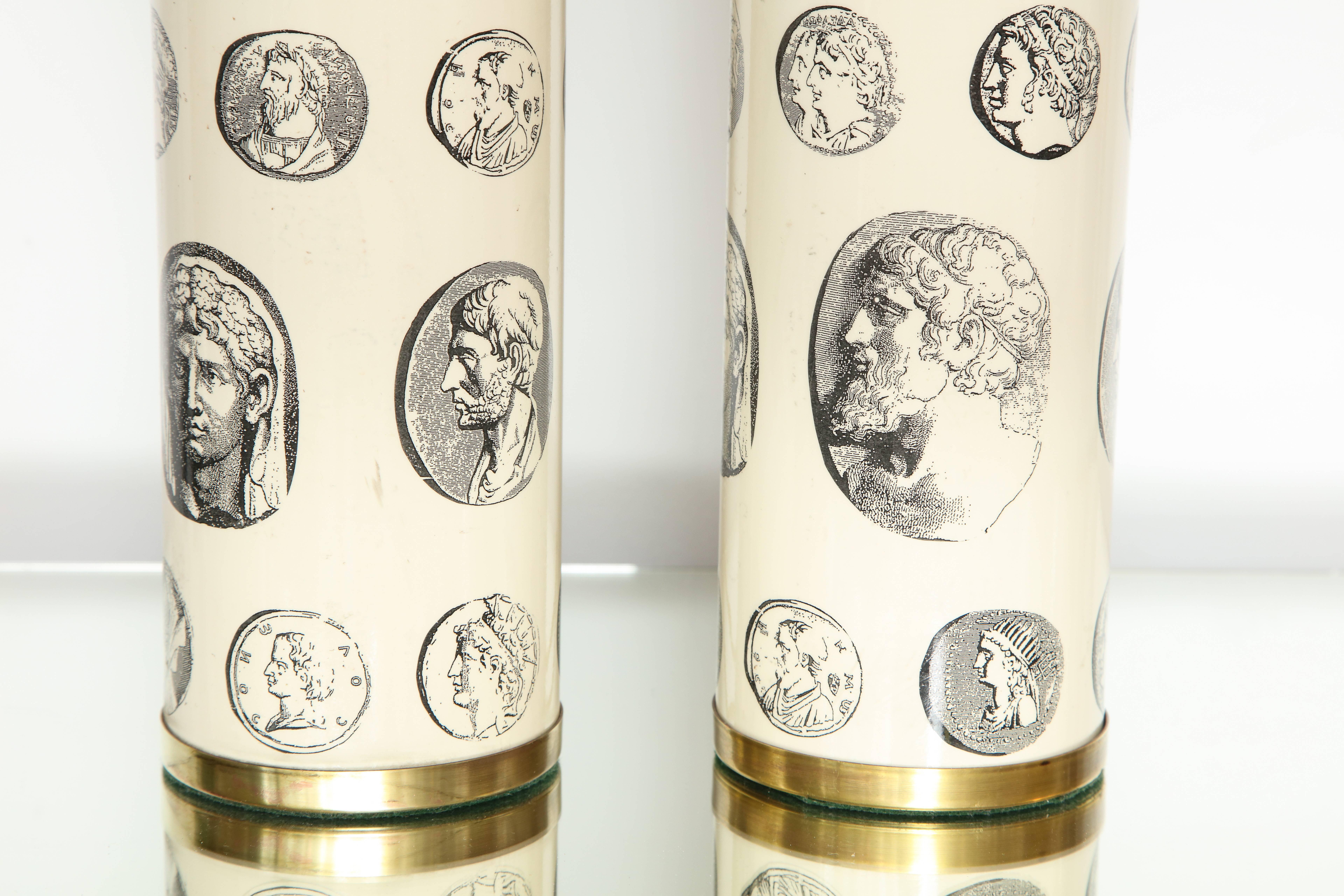 Fornasetti 'Cameo' Lamps 1
