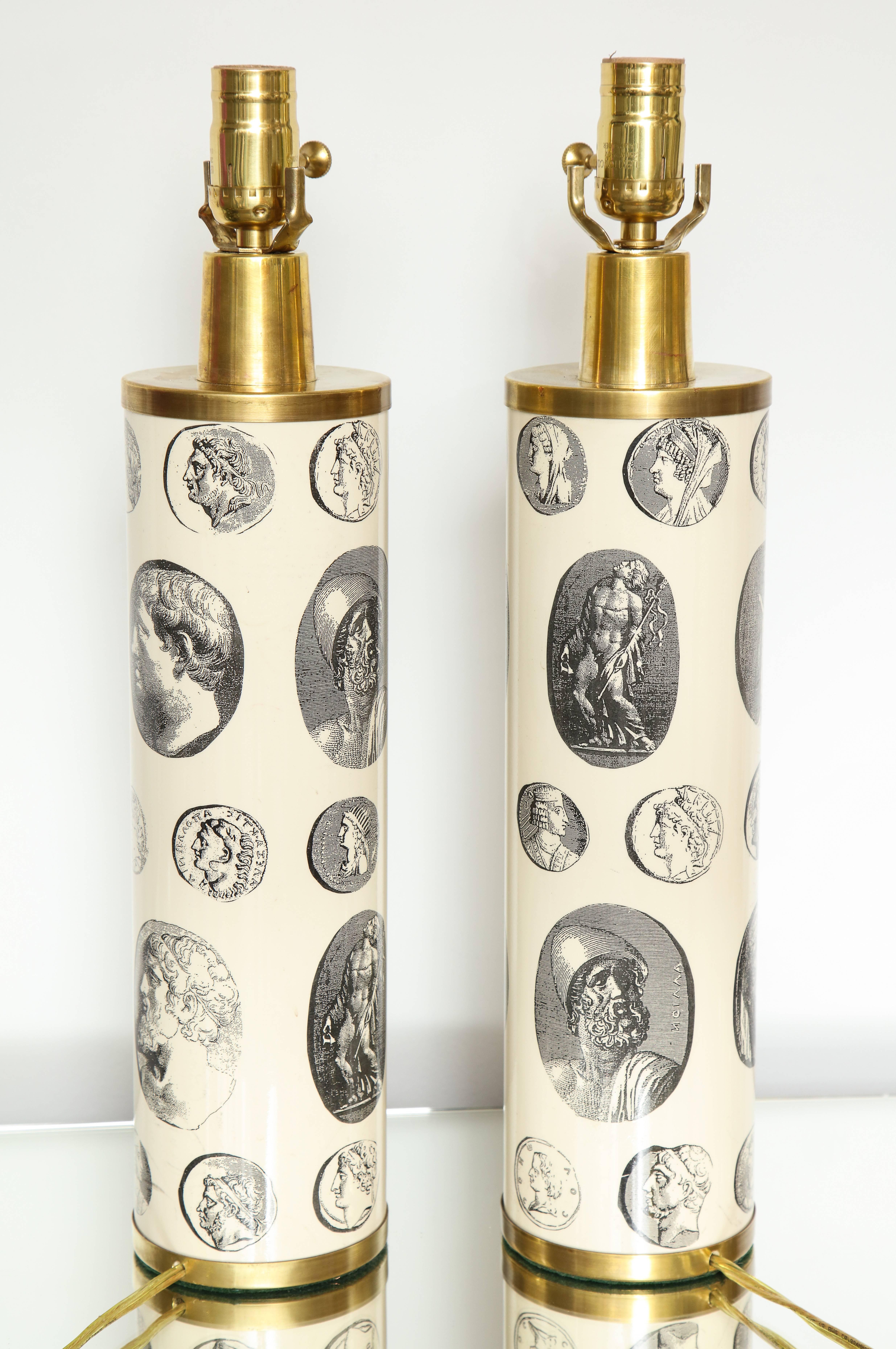 Fornasetti 'Cameo' Lamps 2