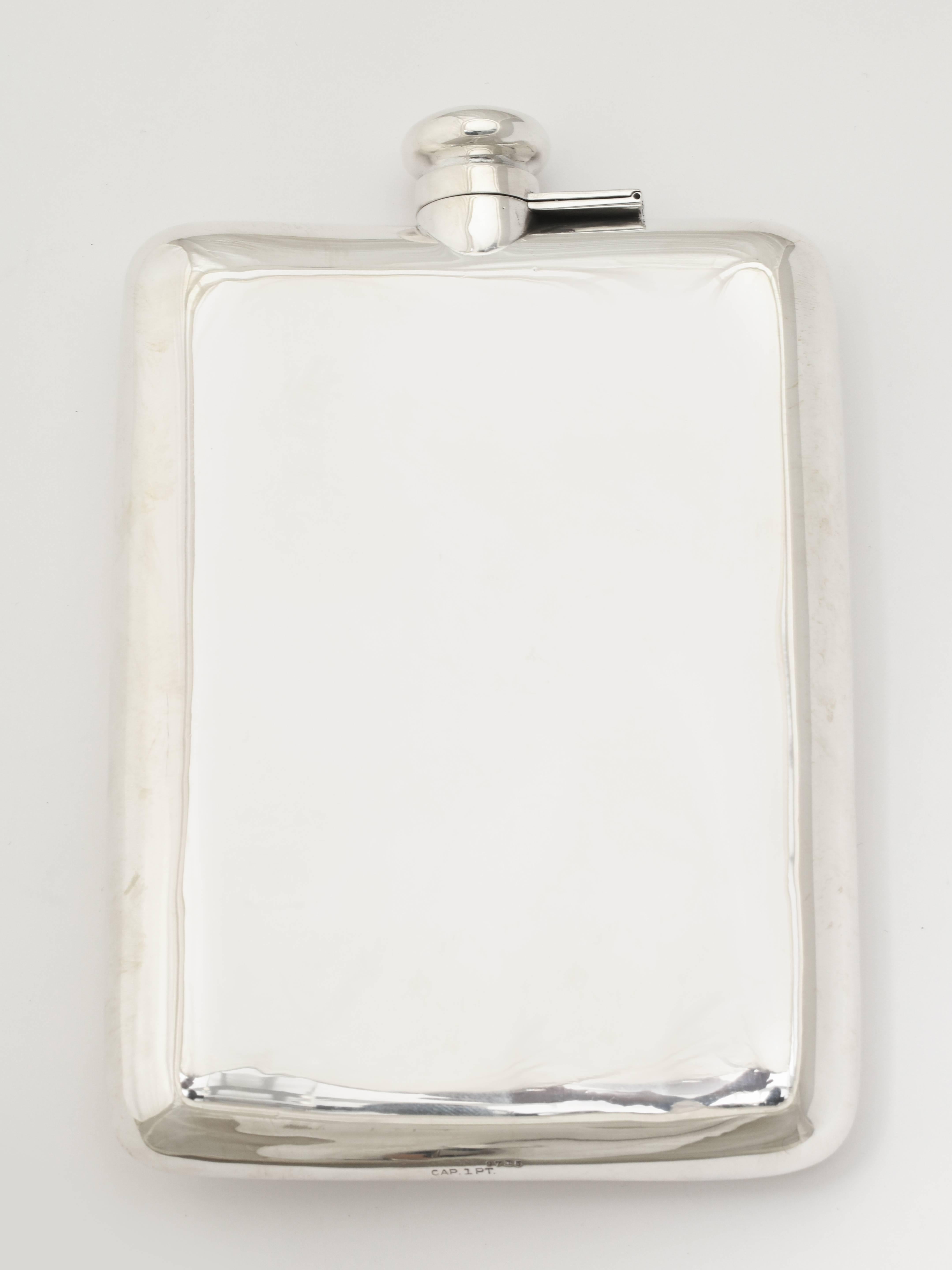 French Cartier Sterling Silver Flask