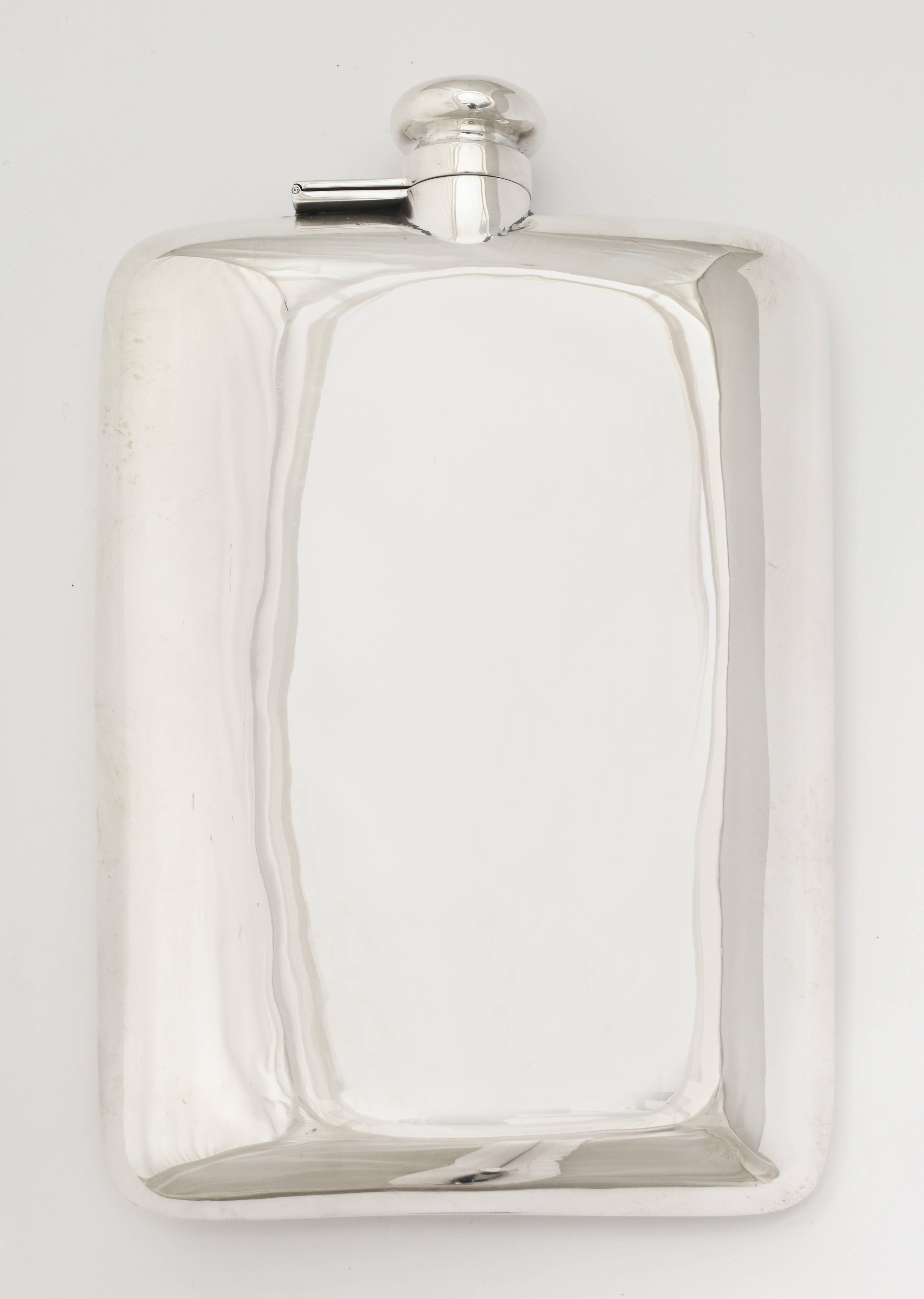 Cartier Sterling Silver Flask In Good Condition In New York, NY