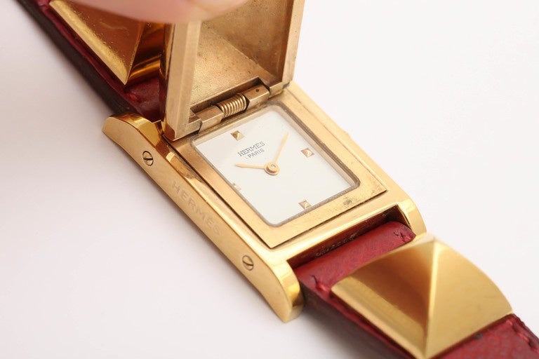 Hermes Gold Plate Medor Watch 1