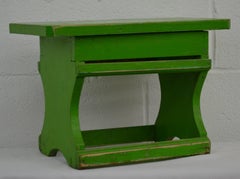 Painted Pine Footstool