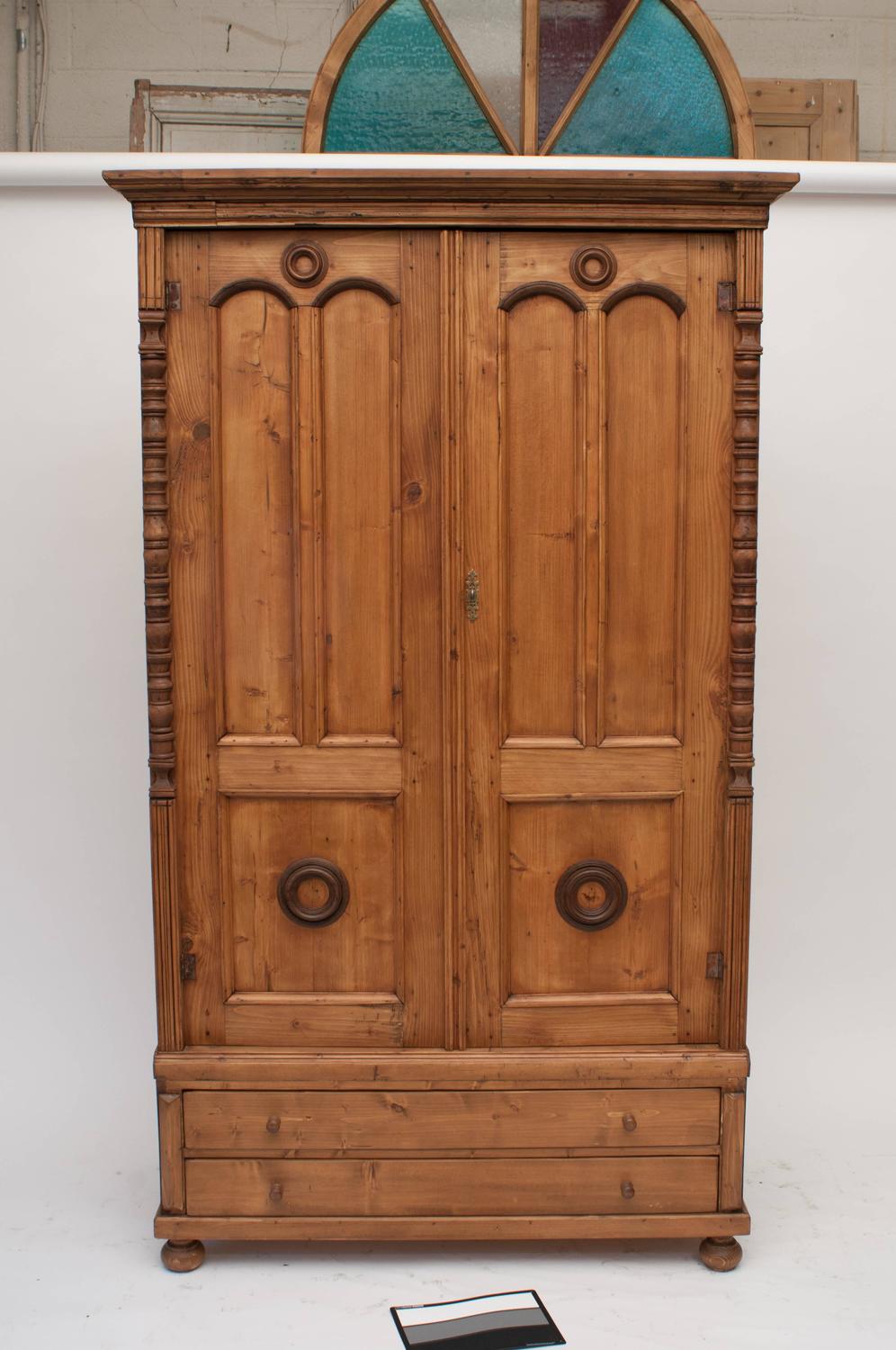 Pine Armoire For Sale at 1stdibs