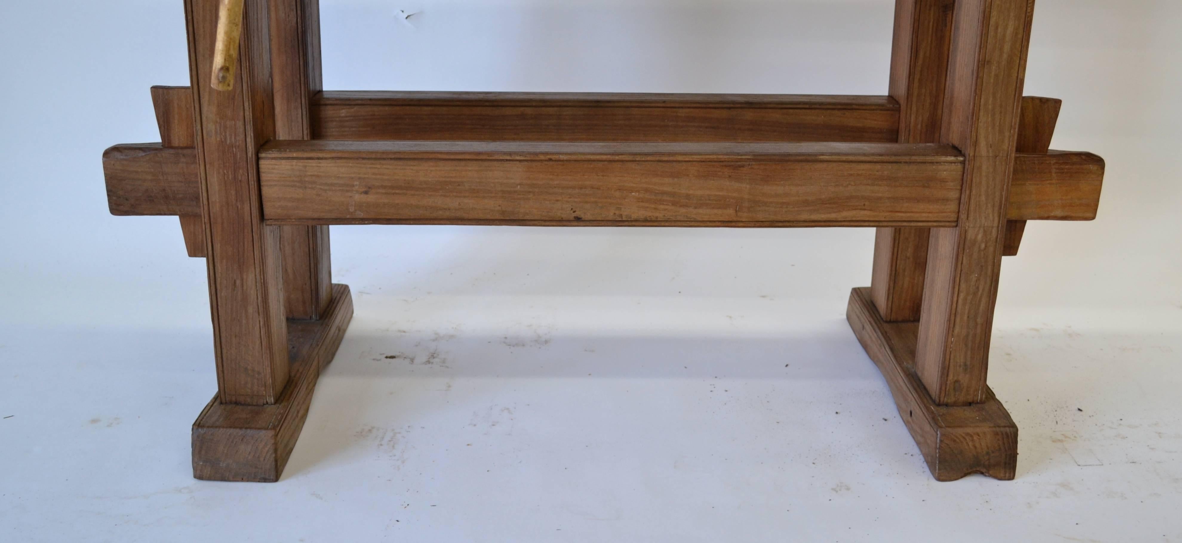 Oak Carpenter's Workbench 1