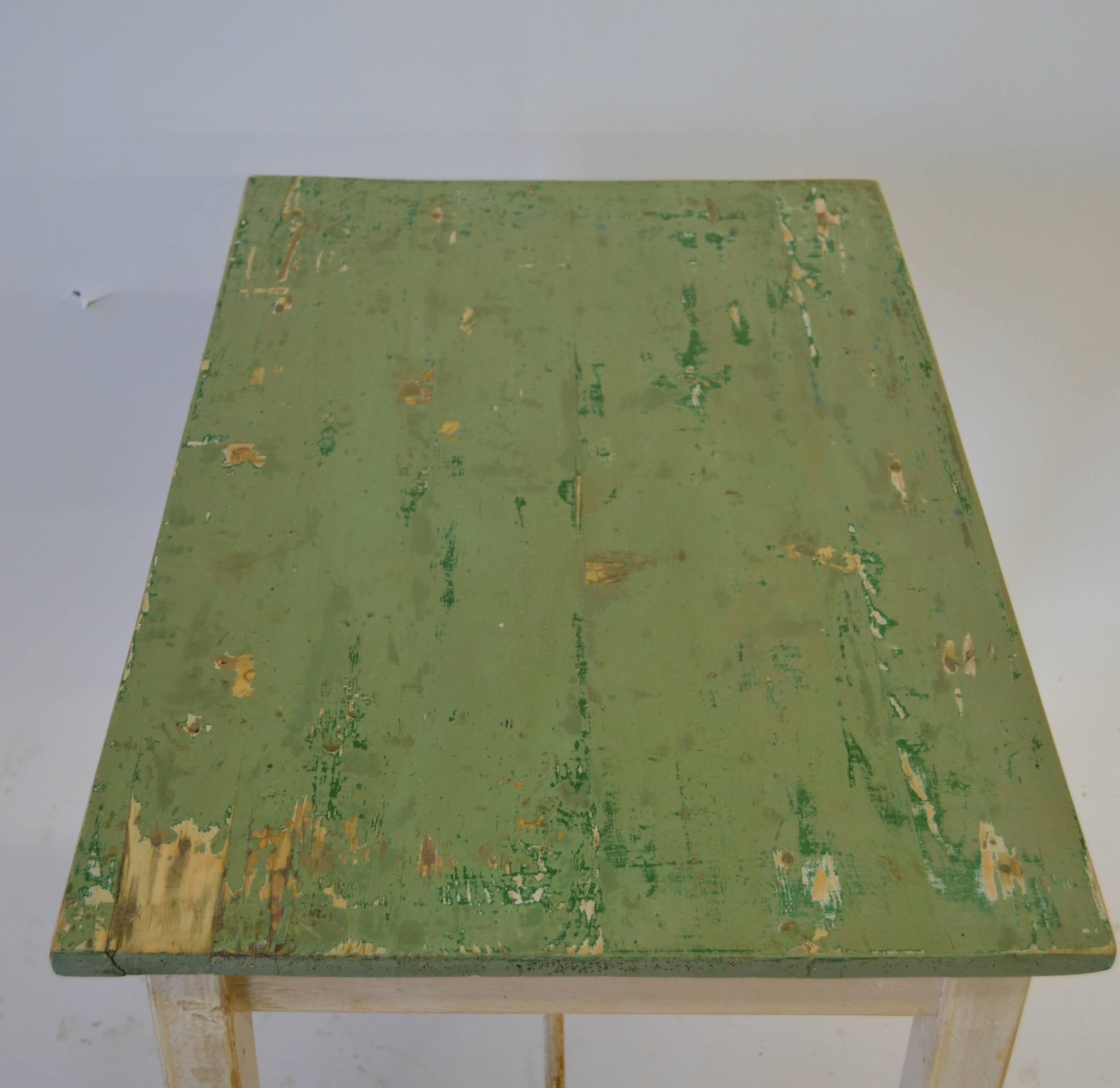 Painted Pine End Table 1