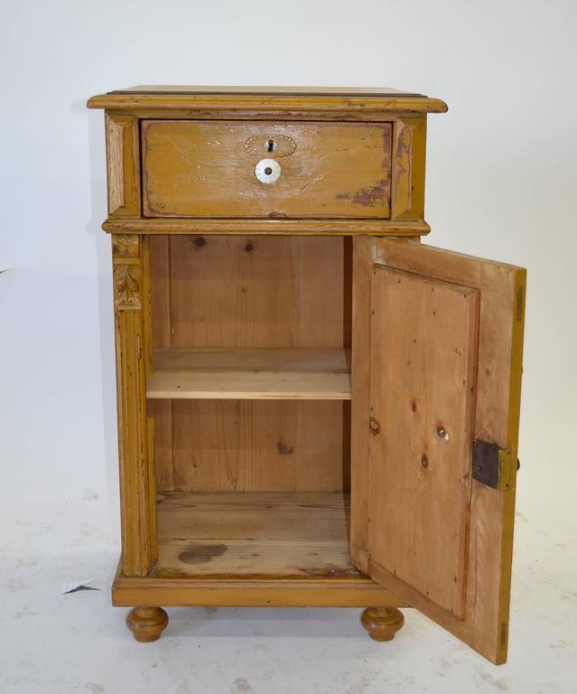 Painted Pine Nightstand at 1stDibs