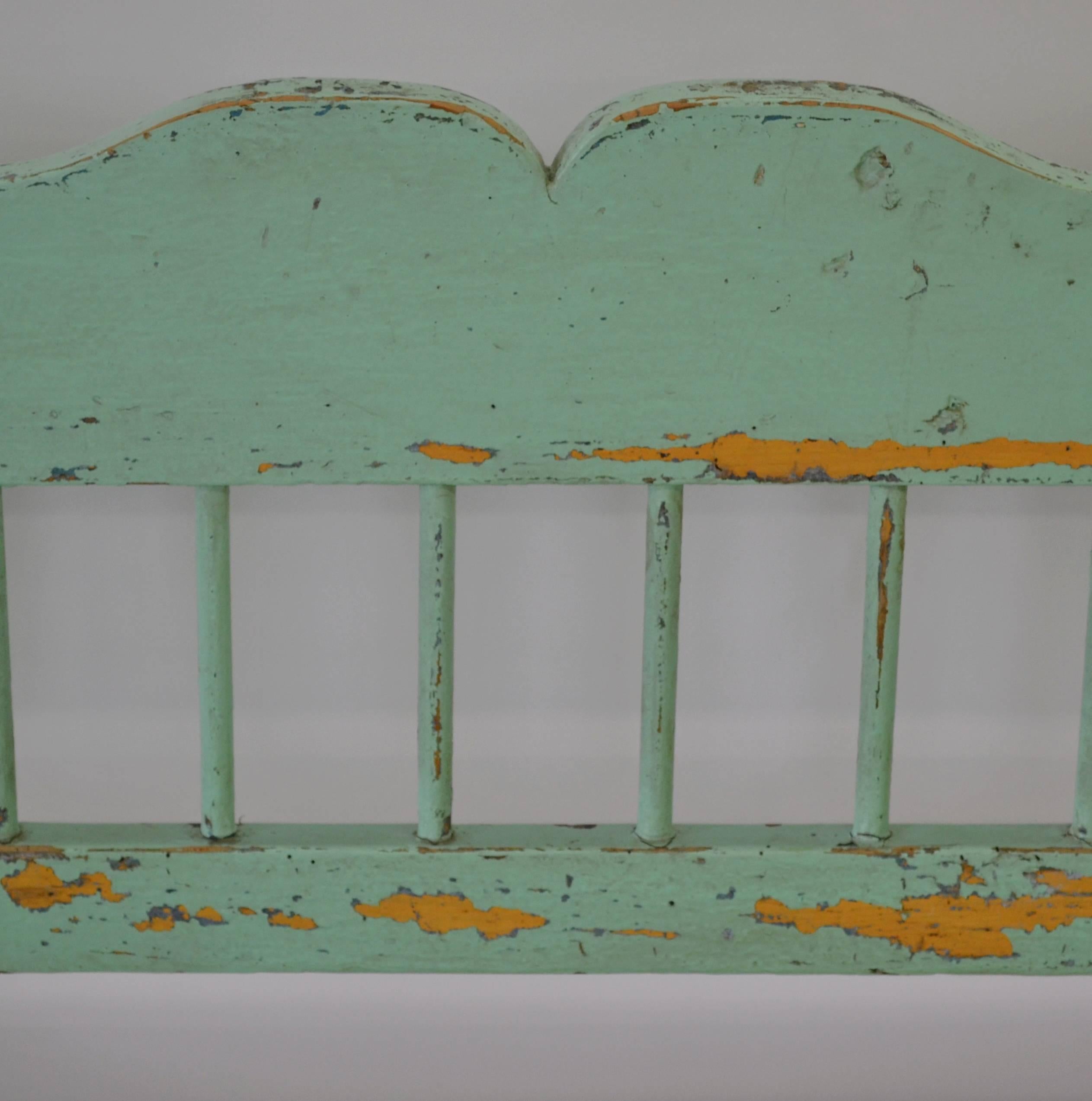 Painted Pine Bench 1
