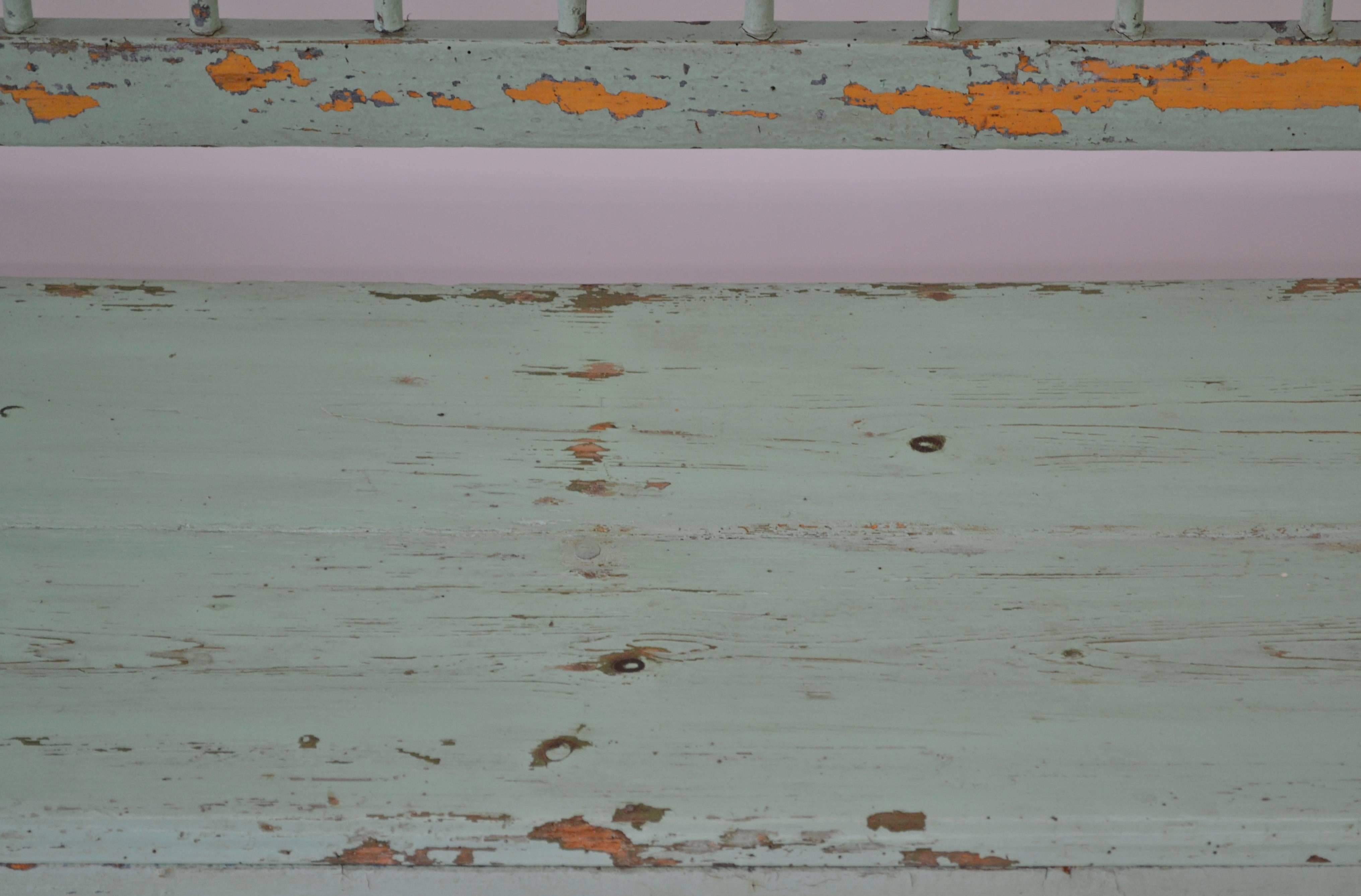Painted Pine Bench 3