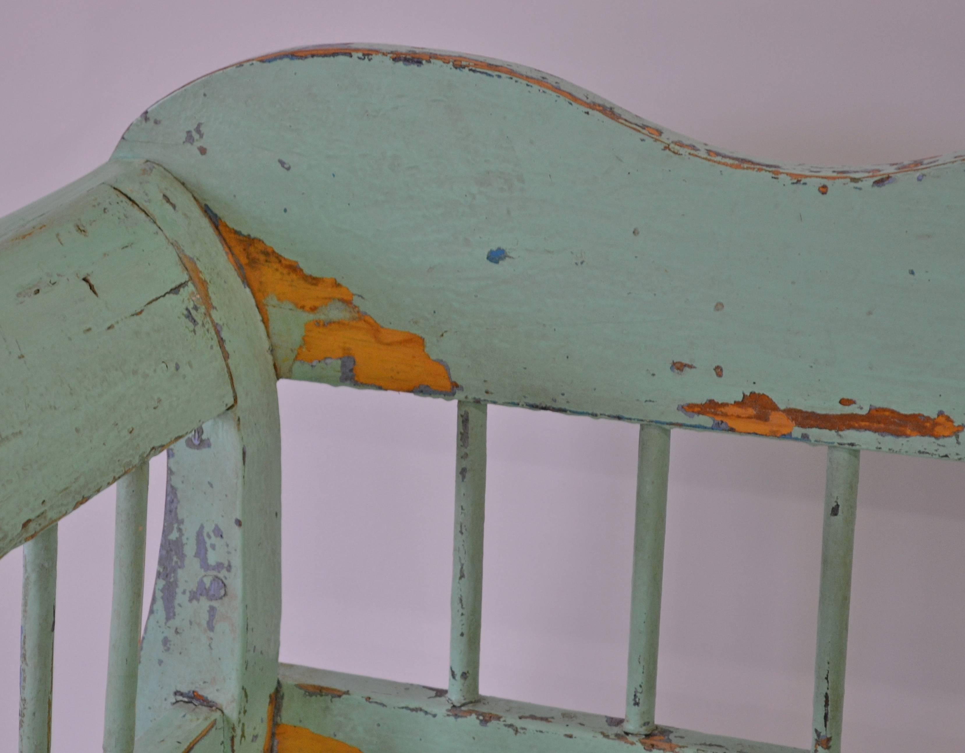Painted Pine Bench 4