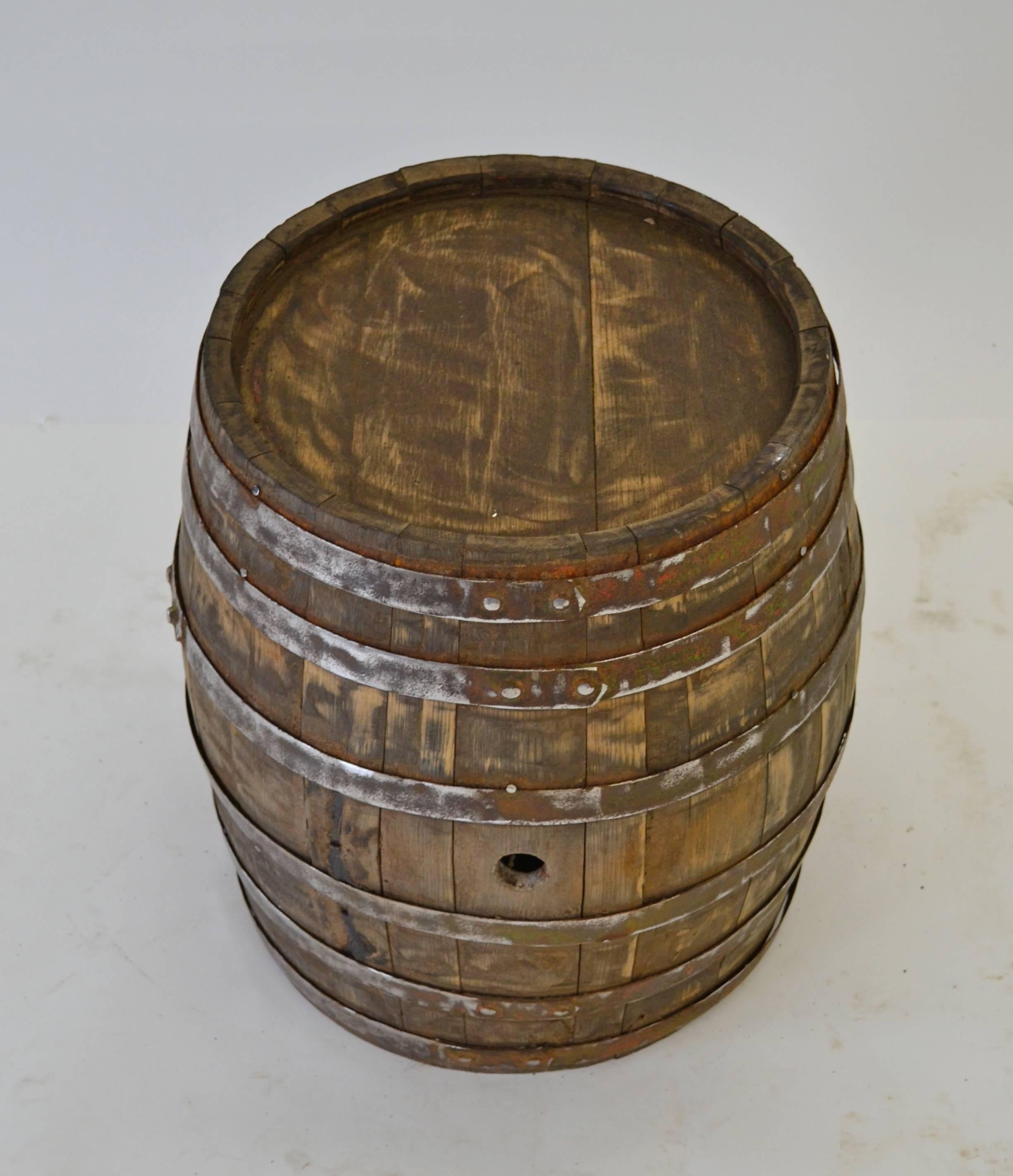 Hungarian Vintage Oak Wine Barrel