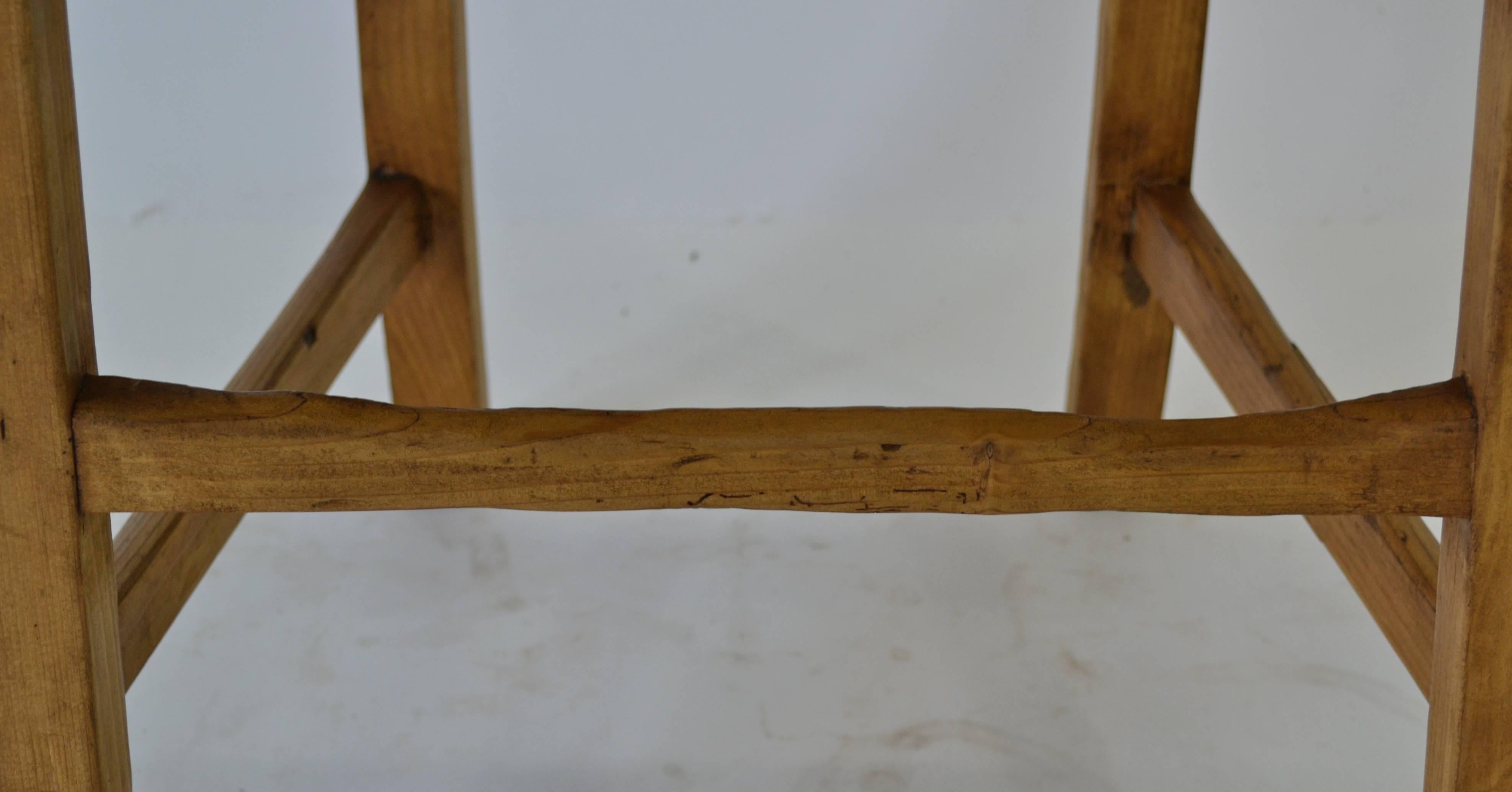 20th Century Pine Plank Seat Chair For Sale