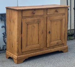 Pine Two Door Two Drawer Dresser Base
