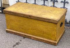 English Pine Trunk or Blanket Chest