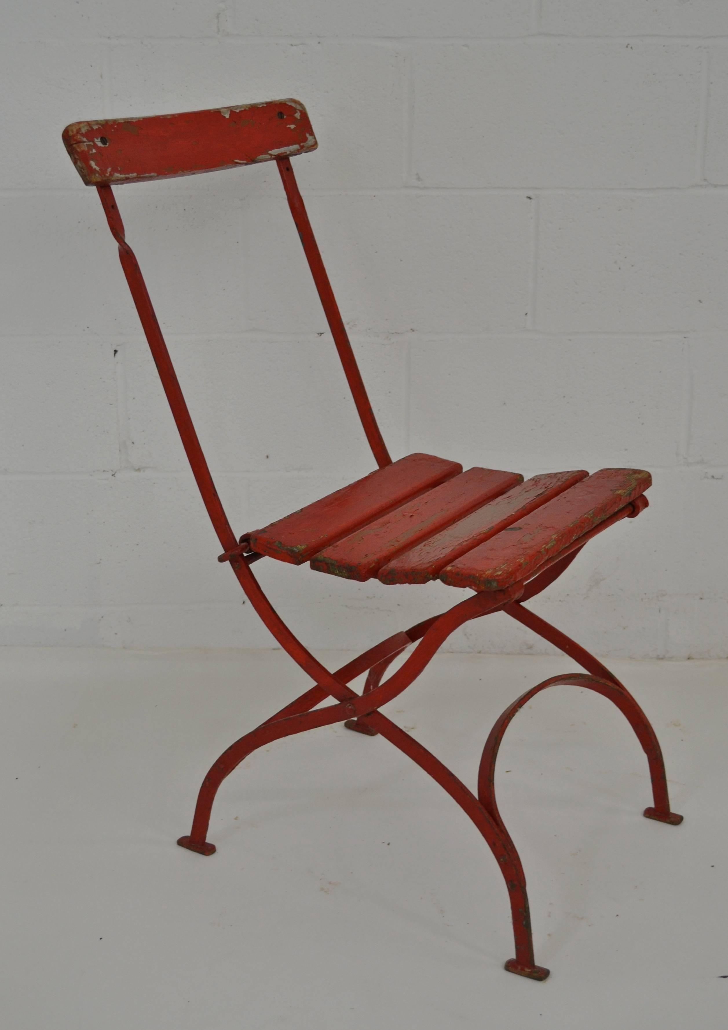 iron bistro chair