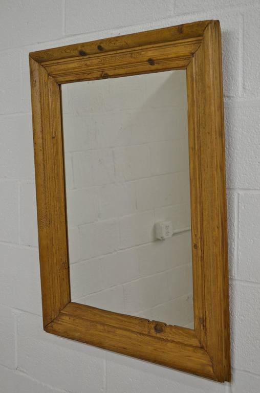 Antique Pine Mirror Frame at 1stDibs