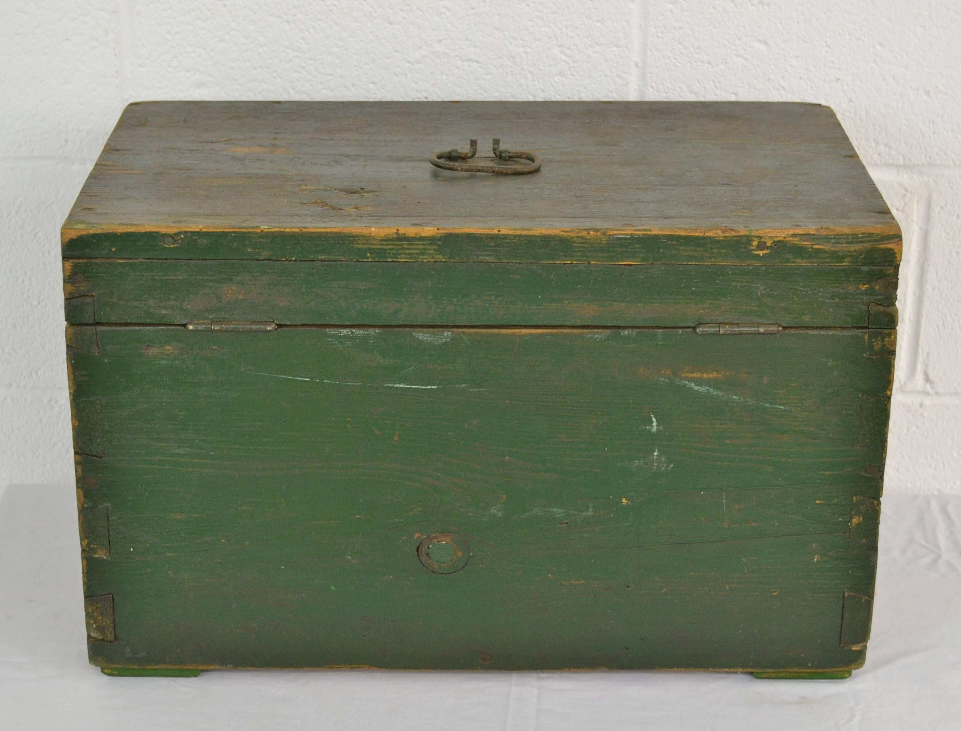 20th Century Vintage Pine Army Box