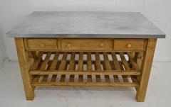 Pine "X" Base Crab Table