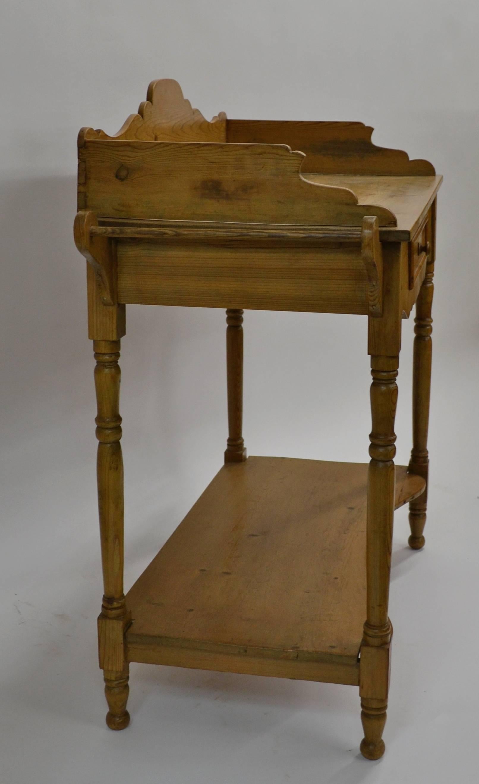 Polished English Pine Washstand