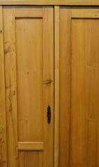 Pine Three-Door Knock Down Armoire