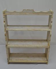 Painted Pine Kitchen Shelves