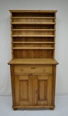 Pine Two-Piece Open Rack Dresser