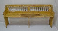 Painted Pine Bench