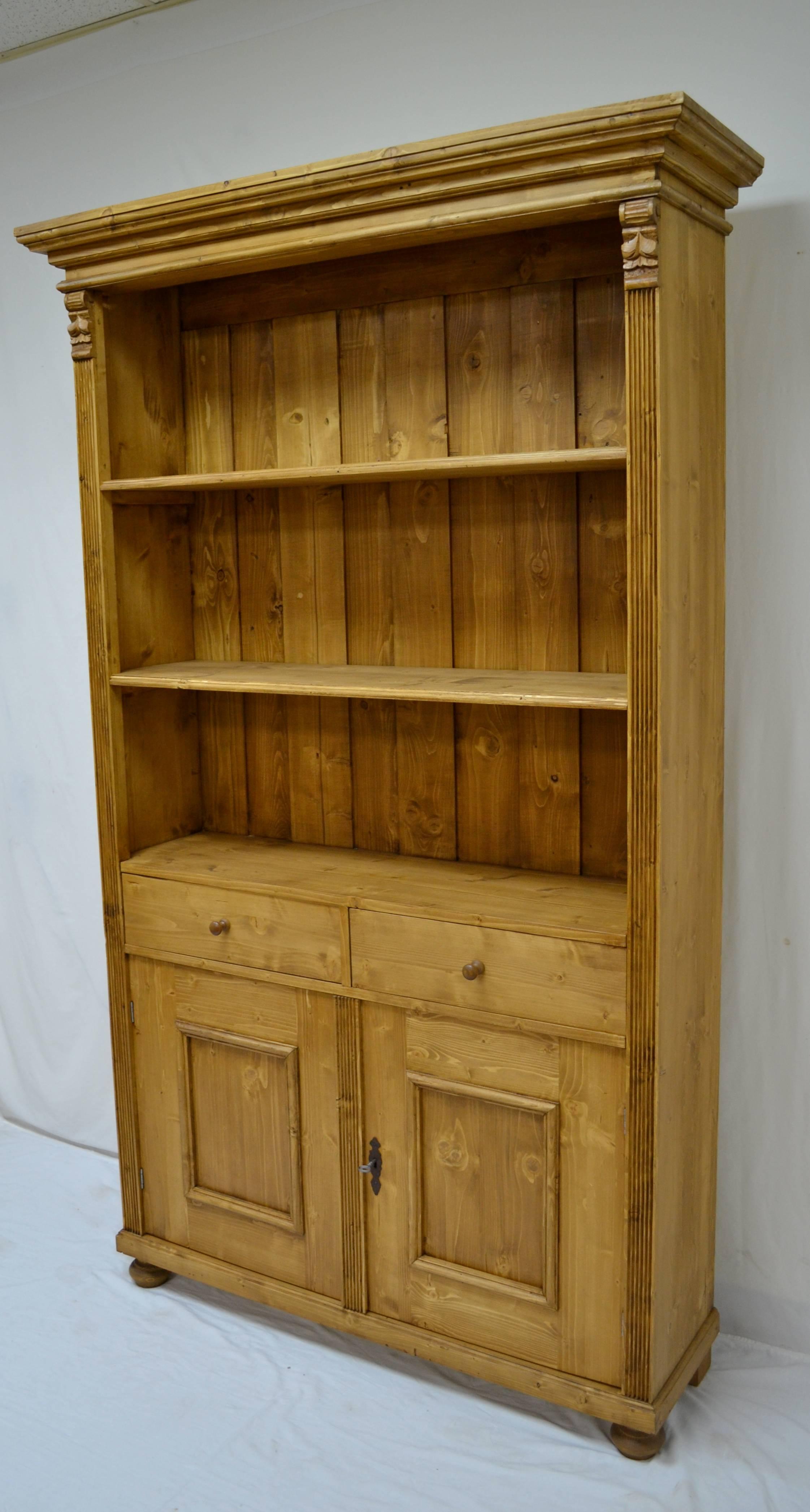 bookcase with drawers and doors