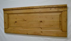 Pine Queen-Size Headboard from 19th Century Interior Door