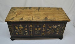 Pine Painted Blanket Chest