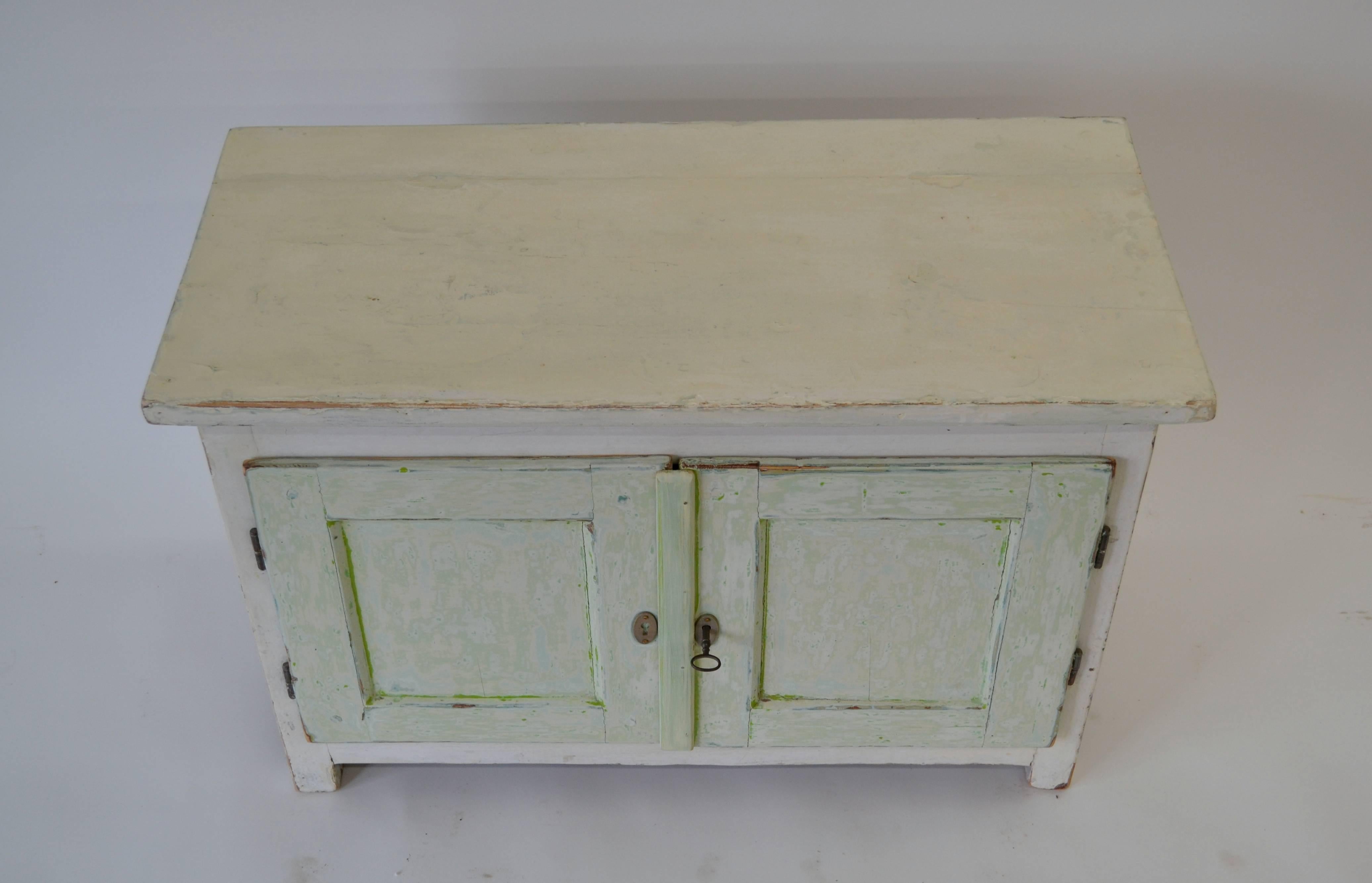 Country Painted Pine Water Cupboard